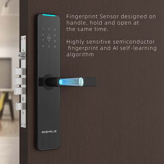 KEYPLUS KX1 Superior Design Multi-functional Fingerprint Smart Lock KEYPLUS KX1 Superior Design Multi-functional Fingerprint Smart Lock